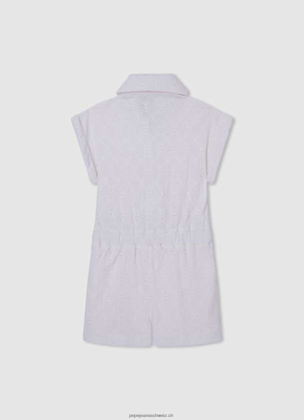 geraldine durchbrochener kurzer jumpsuit Mädchen Pepe Jeans Mousse 84XH6T1386