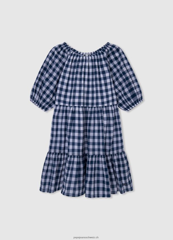 kariertes Kleid mit Print Mädchen Pepe Jeans multi 84XH6T1372