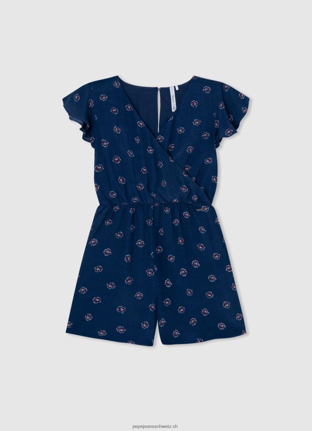 solange geblümter kurzer Jumpsuit Mädchen Pepe Jeans multi 84XH6T1383