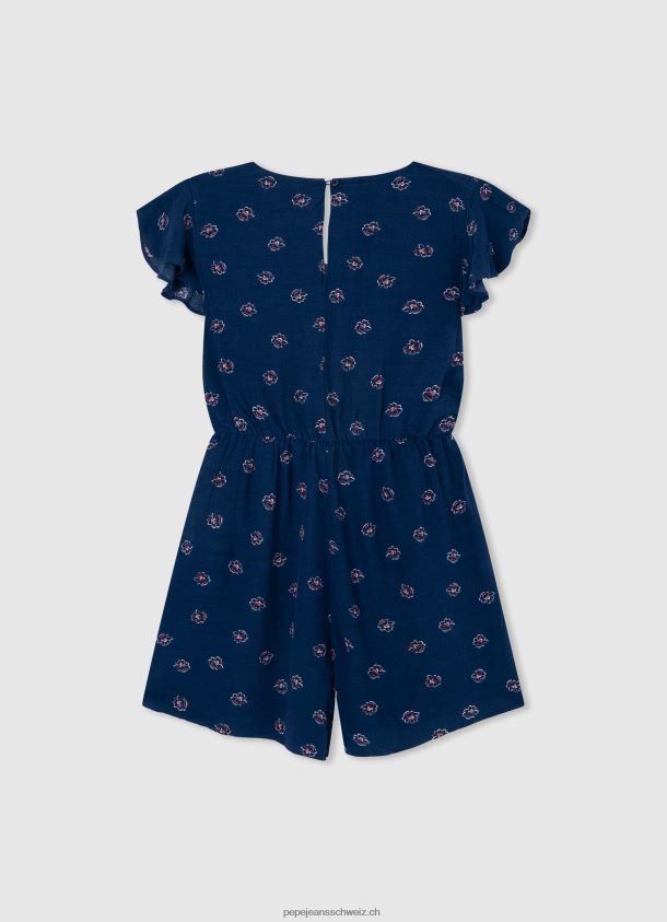 solange geblümter kurzer Jumpsuit Mädchen Pepe Jeans multi 84XH6T1383