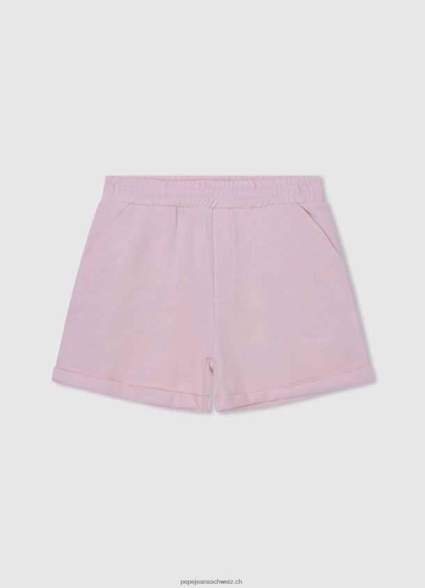 Baumwoll-Shorts mit elastischer Taille Mädchen Pepe Jeans zartes Rosa 84XH6T1500