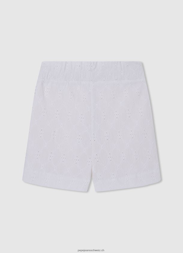 Gigi-Shorts mit durchbrochenen Details Mädchen Pepe Jeans Mousse 84XH6T1487