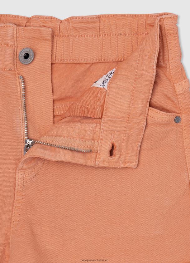 Jeansshorts im Culotte-Schnitt Mädchen Pepe Jeans Pfirsich 84XH6T1510