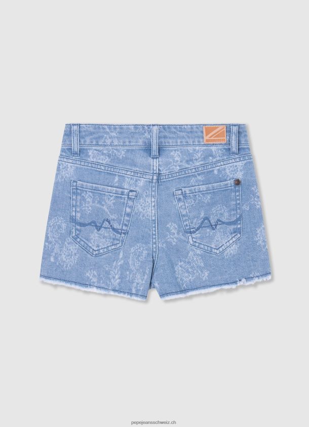 Patty Jeansshorts mit Blumendruck Mädchen Pepe Jeans Denim 84XH6T1490