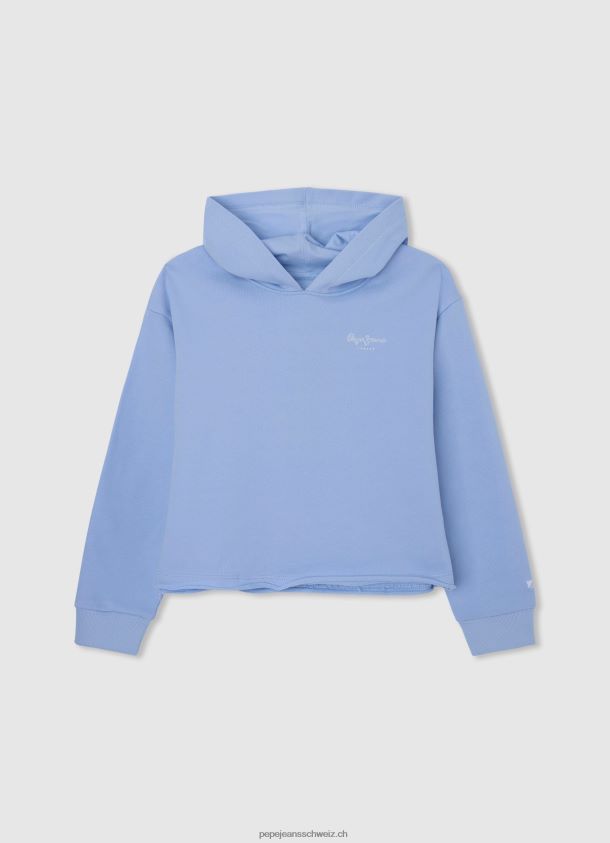 Kapuzenpullover aus Baumwolle Mädchen Pepe Jeans Bucht 84XH6T1415