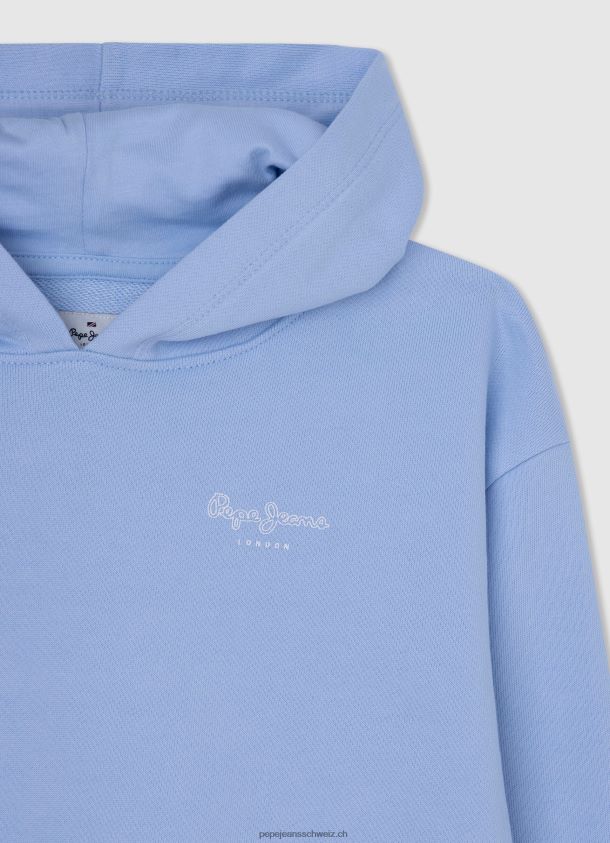 Kapuzenpullover aus Baumwolle Mädchen Pepe Jeans Bucht 84XH6T1415