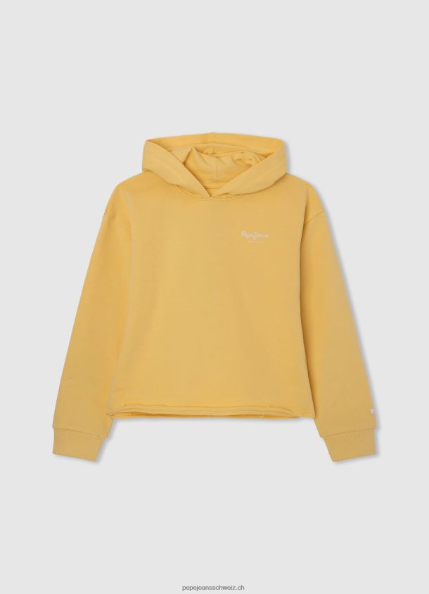 Kapuzenpullover aus Baumwolle Mädchen Pepe Jeans scheinen 84XH6T1414