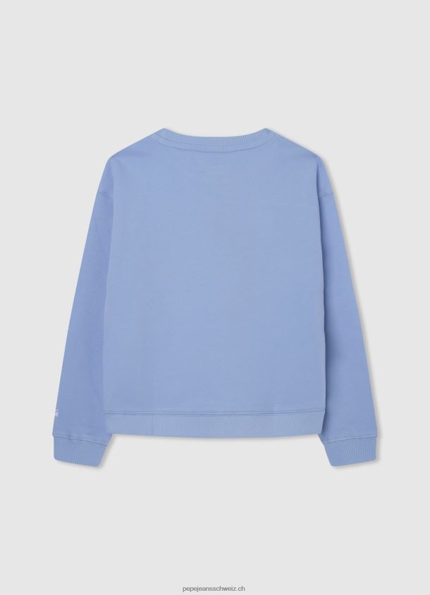 Pullover aus Baumwolle mit Logo-Print Mädchen Pepe Jeans Bucht 84XH6T1413