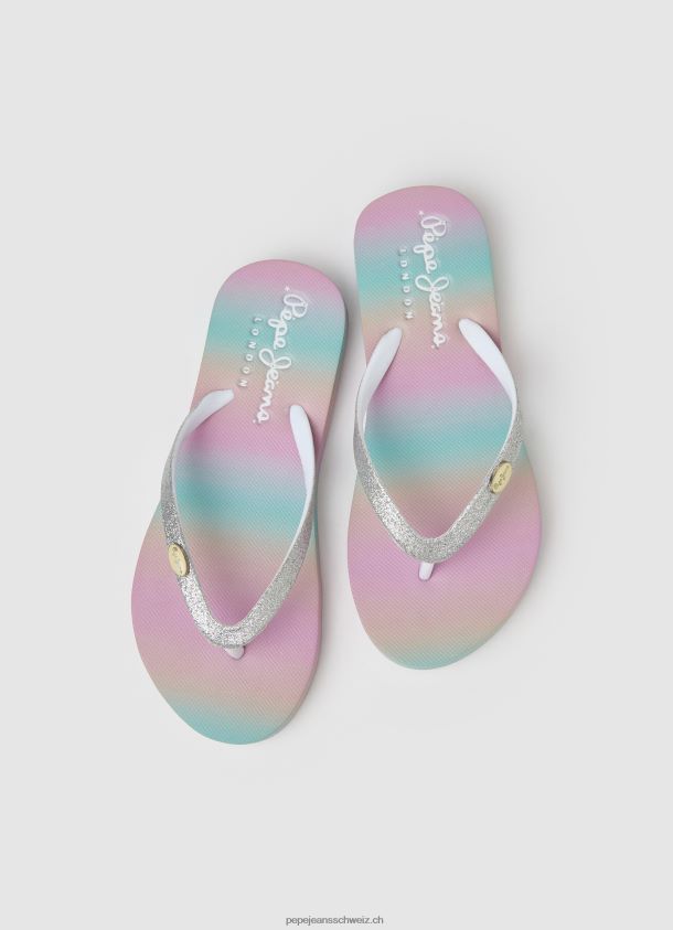 Dorset Milana Strand-Flip-Flops Mädchen Pepe Jeans Silber 84XH6T1349