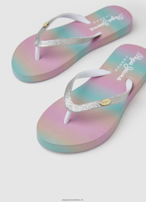 Dorset Milana Strand-Flip-Flops Mädchen Pepe Jeans Silber 84XH6T1349