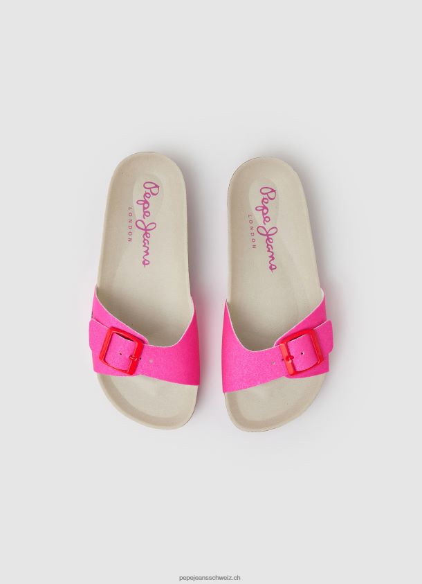 Oban Party anatomische Sandalen Mädchen Pepe Jeans Fuchsie 84XH6T1344