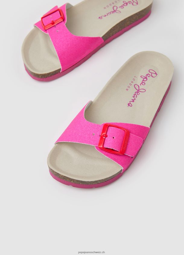 Oban Party anatomische Sandalen Mädchen Pepe Jeans Fuchsie 84XH6T1344