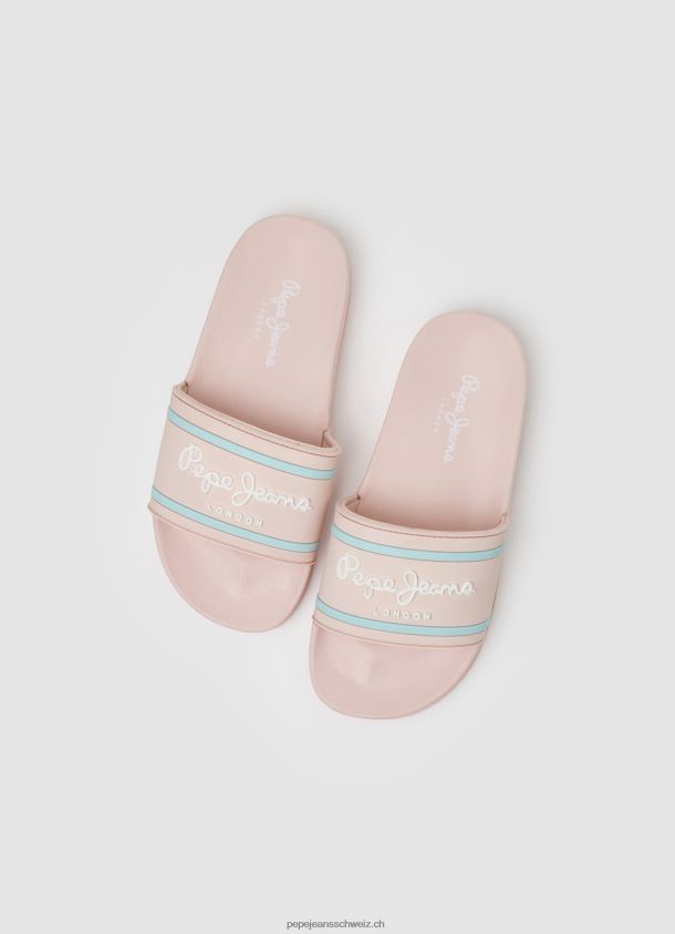 Slider-Logo-Strand-Flip-Flops Mädchen Pepe Jeans Hell-Pink 84XH6T1347