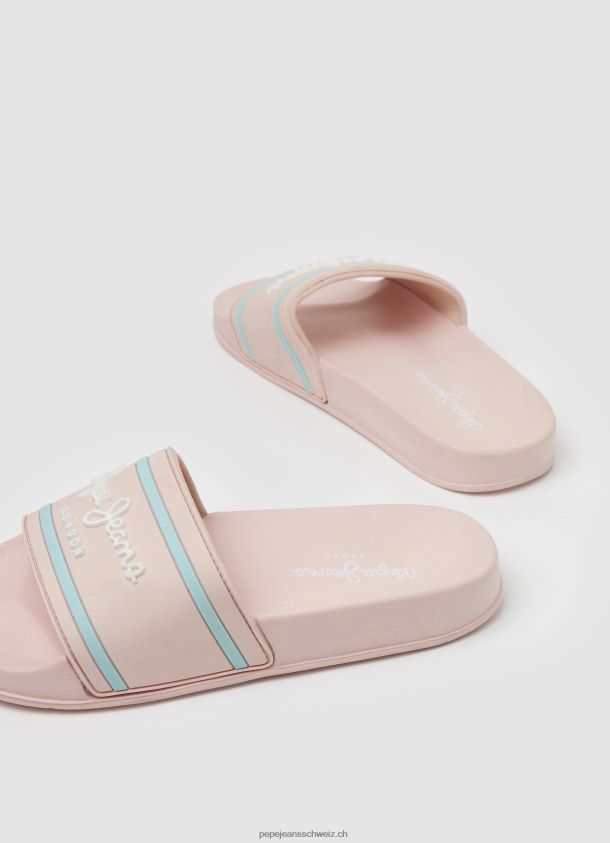 Slider-Logo-Strand-Flip-Flops Mädchen Pepe Jeans Hell-Pink 84XH6T1347