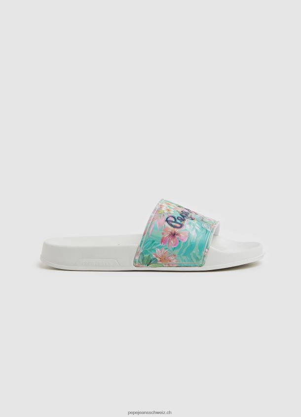 Slider Martina Beach Flip-Flops Mädchen Pepe Jeans Weiss 84XH6T1346