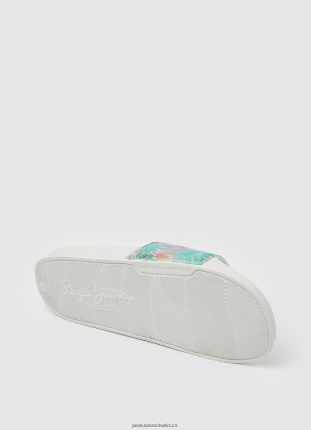 Slider Martina Beach Flip-Flops Mädchen Pepe Jeans Weiss 84XH6T1346