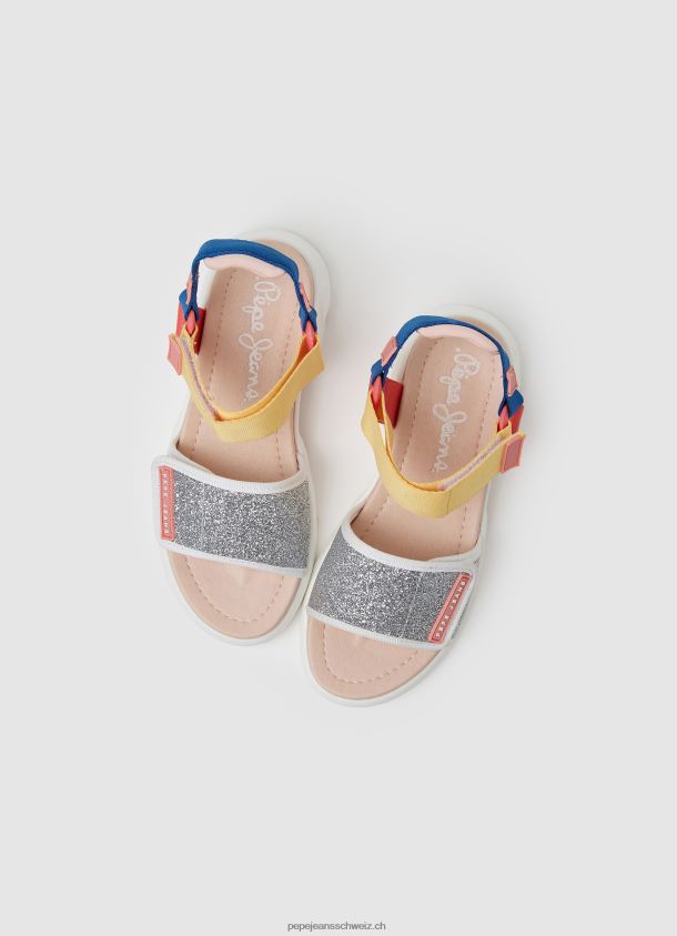 Ventura Sandale Sportsandalen Mädchen Pepe Jeans Silber 84XH6T1339