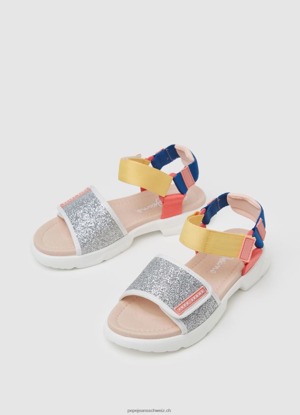 Ventura Sandale Sportsandalen Mädchen Pepe Jeans Silber 84XH6T1339