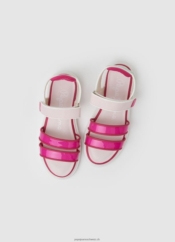 Wendy süße Plateausandalen Mädchen Pepe Jeans helles Fuchsia 84XH6T1340