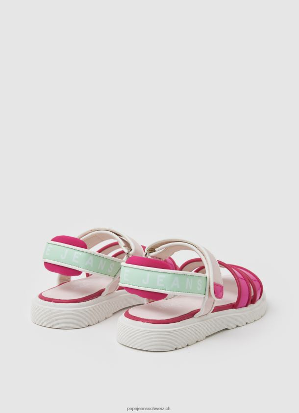 Wendy süße Plateausandalen Mädchen Pepe Jeans helles Fuchsia 84XH6T1340