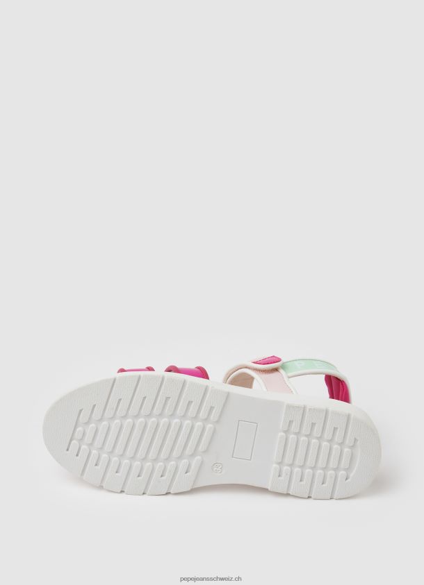 Wendy süße Plateausandalen Mädchen Pepe Jeans helles Fuchsia 84XH6T1340