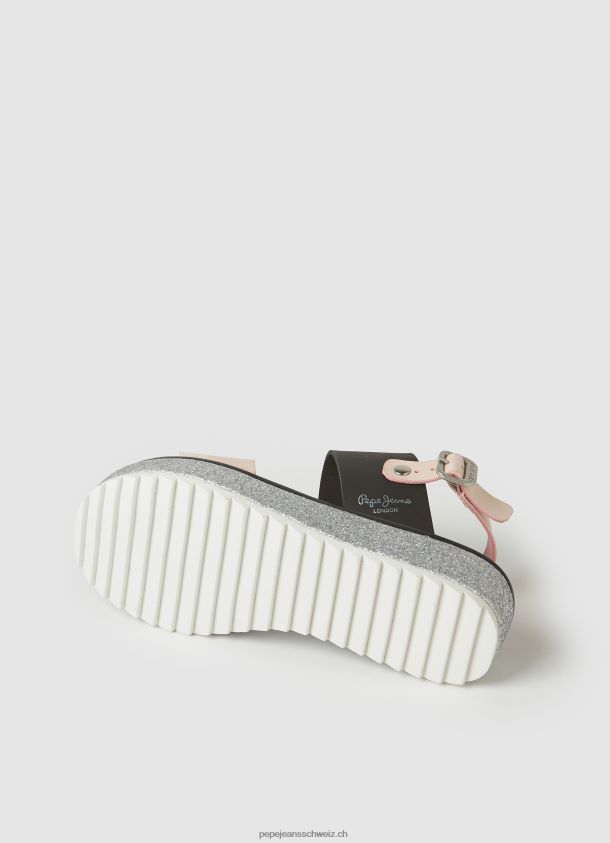 alexa wecken Plateausandalen Mädchen Pepe Jeans lila rosa 84XH6T1338