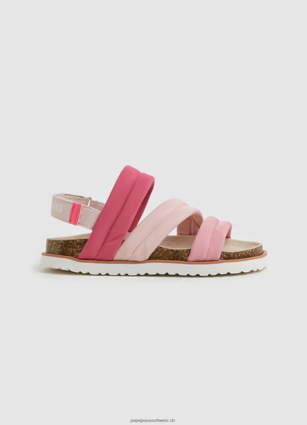 berlin cloud anatomische Sandalen Mädchen Pepe Jeans fabrik rosa 84XH6T1343