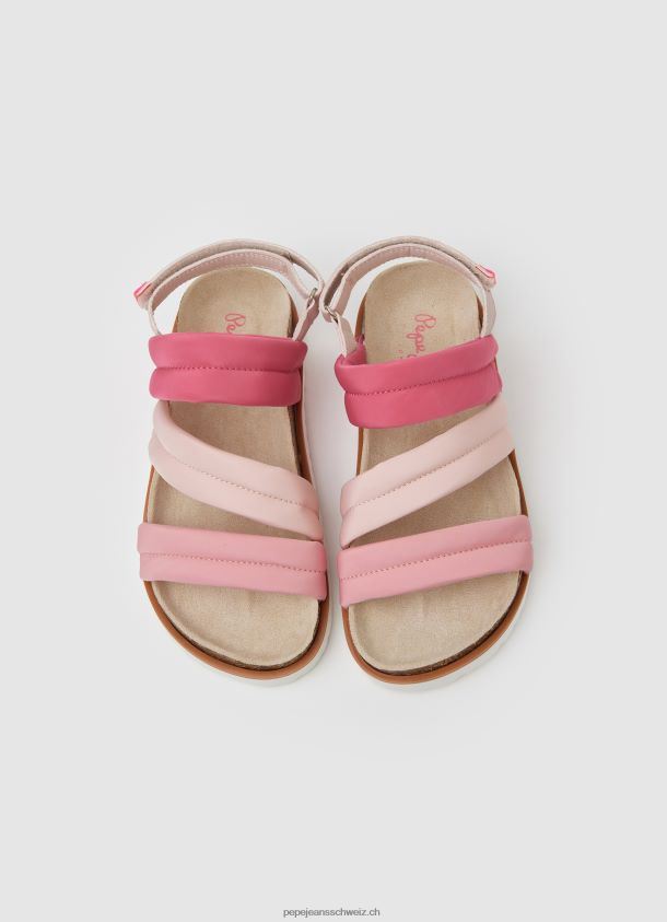 berlin cloud anatomische Sandalen Mädchen Pepe Jeans fabrik rosa 84XH6T1343