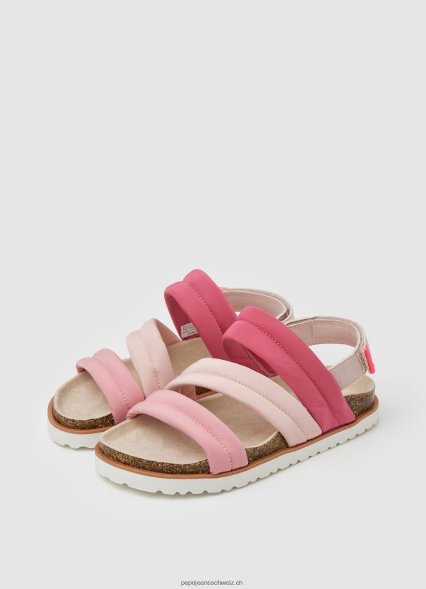 berlin cloud anatomische Sandalen Mädchen Pepe Jeans fabrik rosa 84XH6T1343