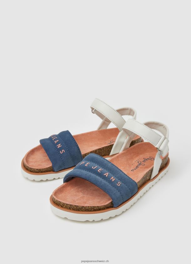 berlin park anatomische Sandalen Mädchen Pepe Jeans Union blau 84XH6T1342
