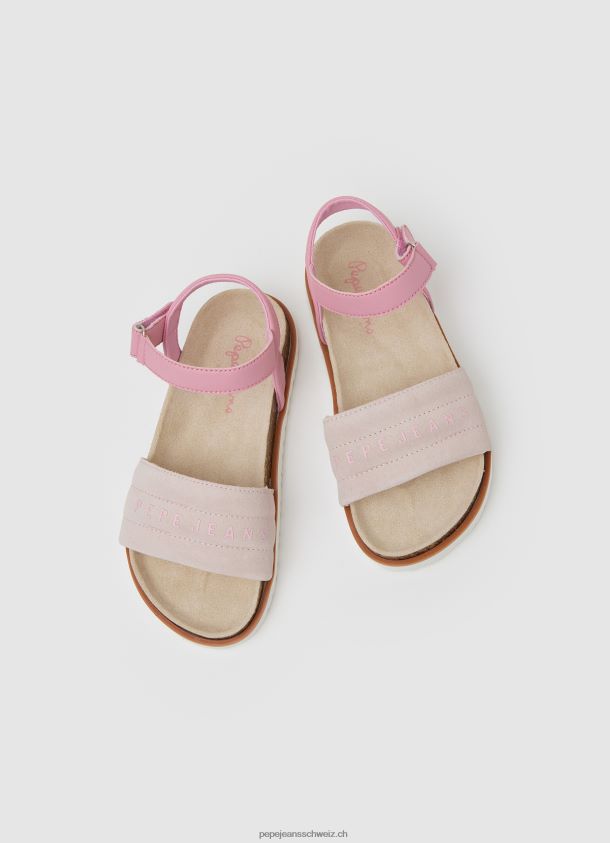 berlin park anatomische Sandalen Mädchen Pepe Jeans fabrik rosa 84XH6T1341