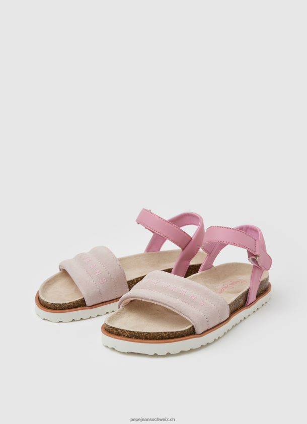 berlin park anatomische Sandalen Mädchen Pepe Jeans fabrik rosa 84XH6T1341