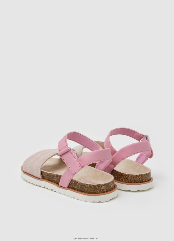 berlin park anatomische Sandalen Mädchen Pepe Jeans fabrik rosa 84XH6T1341