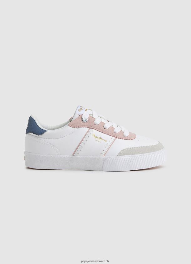 Kenton Hami Basic Turnschuhe Mädchen Pepe Jeans Weiss 84XH6T1331