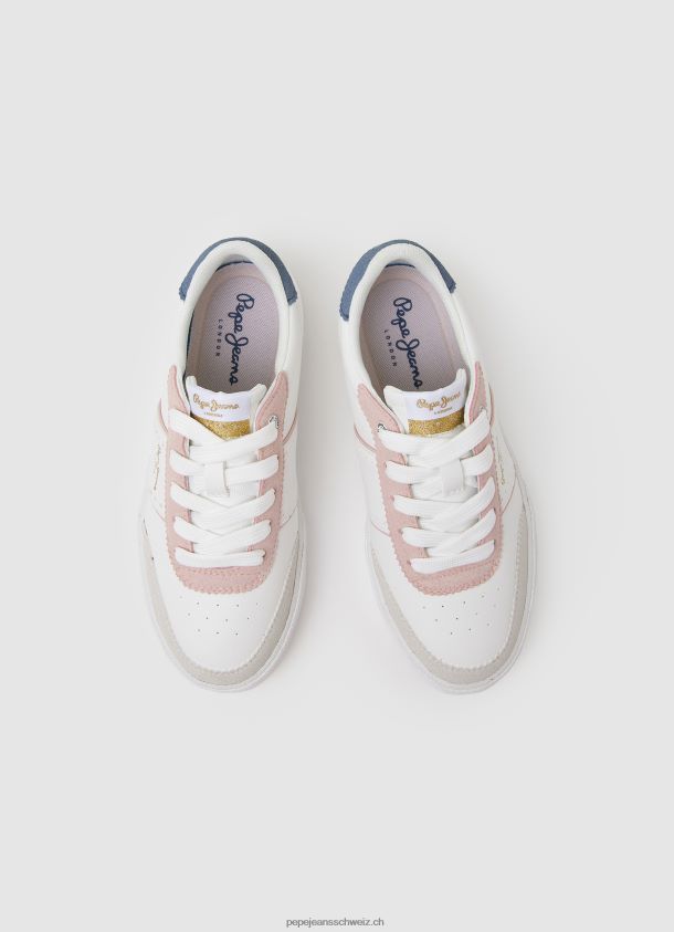 Kenton Hami Basic Turnschuhe Mädchen Pepe Jeans Weiss 84XH6T1331