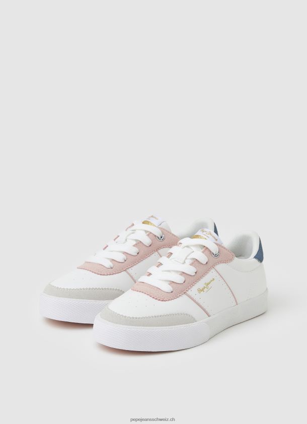 Kenton Hami Basic Turnschuhe Mädchen Pepe Jeans Weiss 84XH6T1331