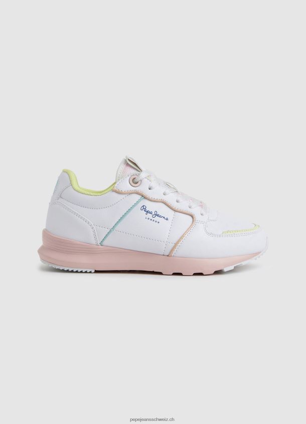 Laufschuhe von York Candy Mädchen Pepe Jeans Weiss 84XH6T1311