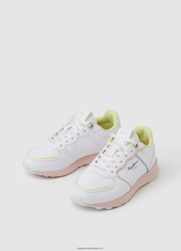Laufschuhe von York Candy Mädchen Pepe Jeans Weiss 84XH6T1311