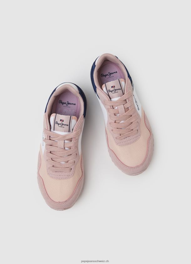 London Basic Laufschuhe Mädchen Pepe Jeans zartes Rosa 84XH6T1318