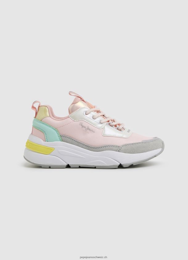 Pfeil-Sonne kombinierte Turnschuhe Mädchen Pepe Jeans Hell-Pink 84XH6T1315