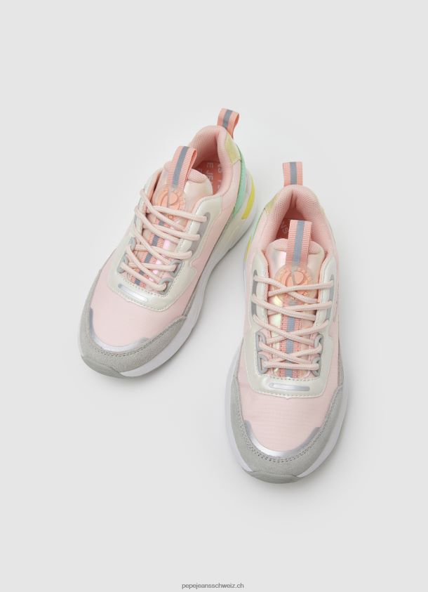 Pfeil-Sonne kombinierte Turnschuhe Mädchen Pepe Jeans Hell-Pink 84XH6T1315