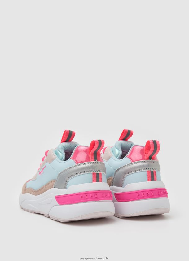Pfeil-Sonne kombinierte Turnschuhe Mädchen Pepe Jeans perlblau 84XH6T1314