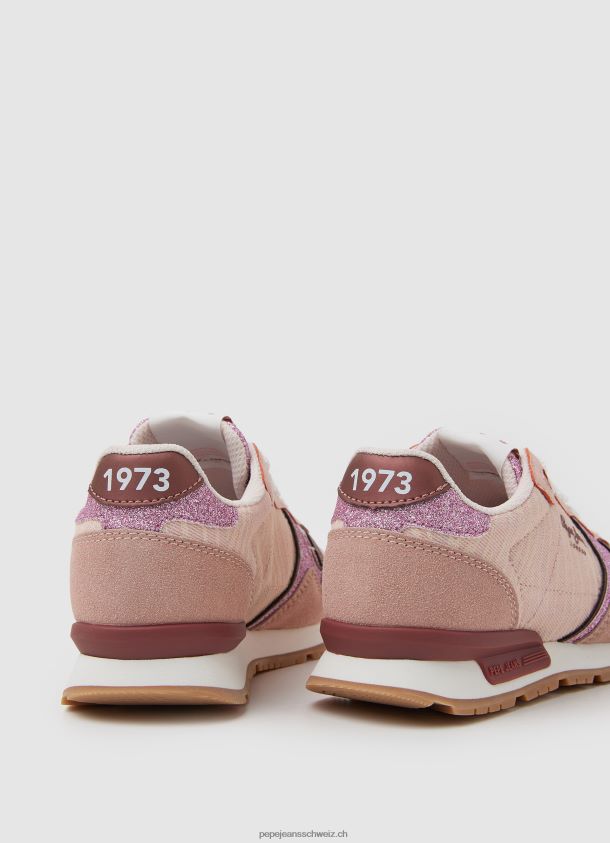 brit animal kombinierte turnschuhe Mädchen Pepe Jeans lila rosa 84XH6T1329