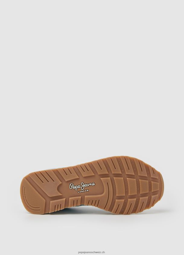 brit animal kombinierte turnschuhe Mädchen Pepe Jeans pazifikblau 84XH6T1328