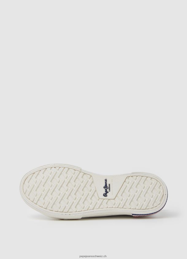 einfache Brady-Turnschuhe Mädchen Pepe Jeans nicht-gerade weiss 84XH6T1325