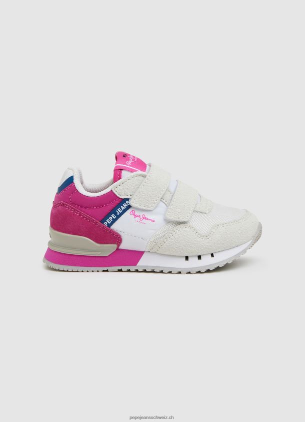 london grundlegende kombinierte turnschuhe Mädchen Pepe Jeans Weiss 84XH6T1327