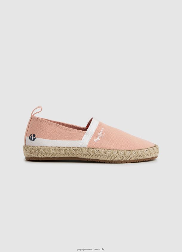 touristische camp g slip-on turnschuhe Mädchen Pepe Jeans Pfirsich 84XH6T1334
