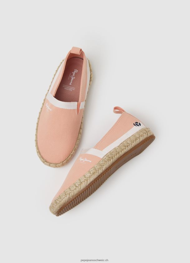 touristische camp g slip-on turnschuhe Mädchen Pepe Jeans Pfirsich 84XH6T1334