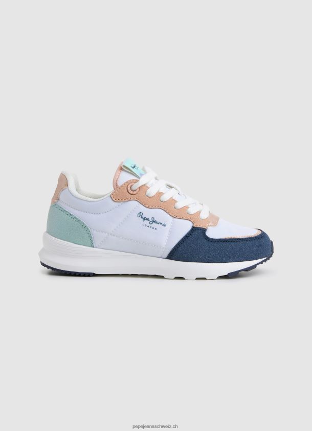 york mix kombinierte turnschuhe Mädchen Pepe Jeans Marine 84XH6T1310