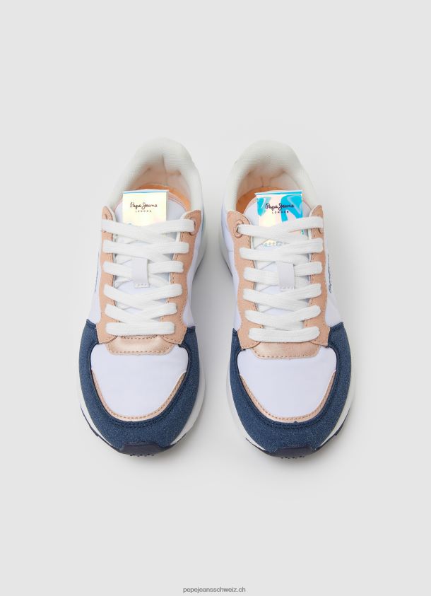 york mix kombinierte turnschuhe Mädchen Pepe Jeans Marine 84XH6T1310
